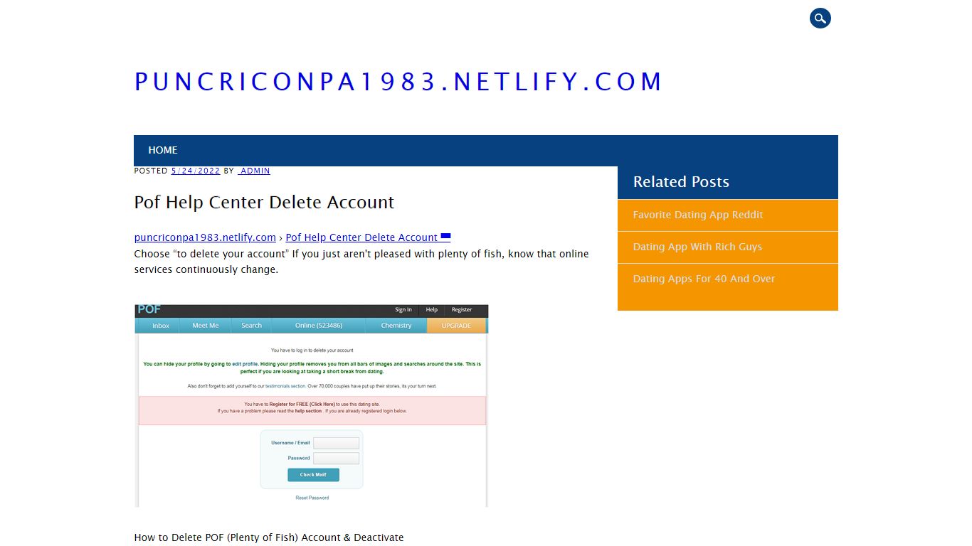 Pof Help Center Delete Account - puncriconpa1983.netlify.app